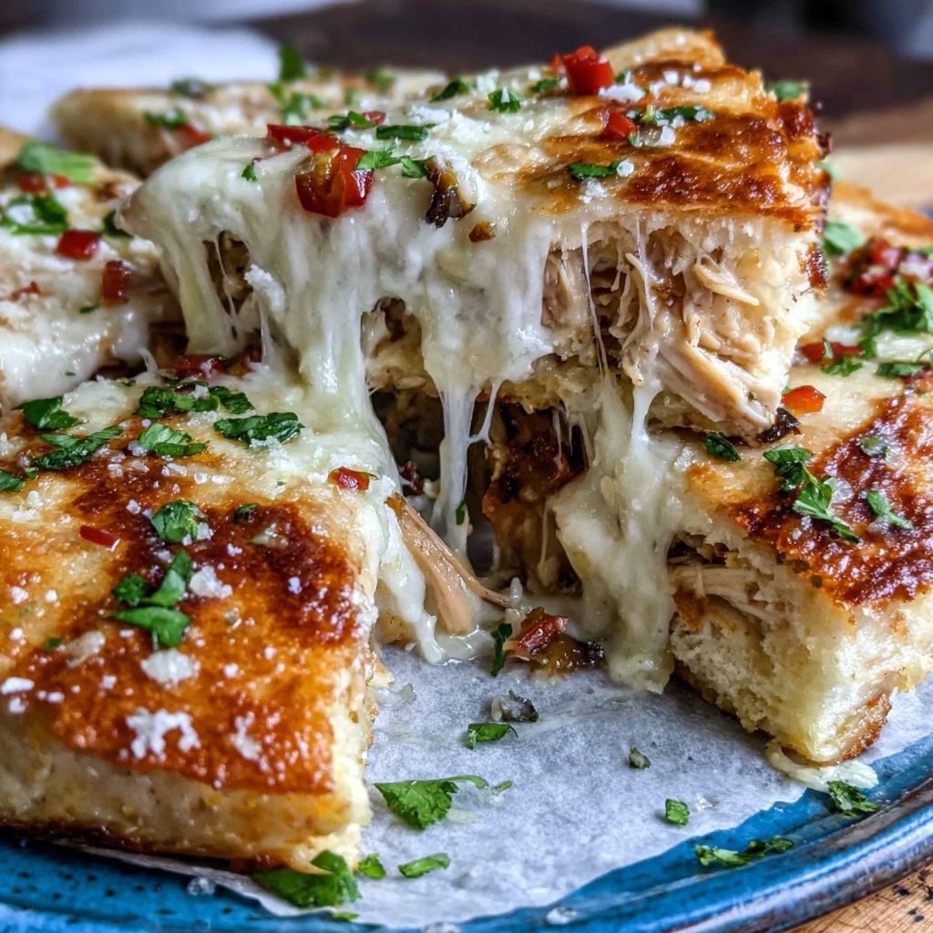 Shredded Chicken Quesadilla Bake