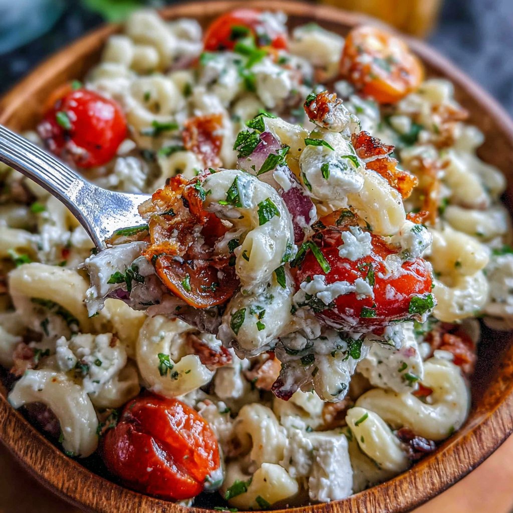 Easy Mediterranean Pasta Salad
