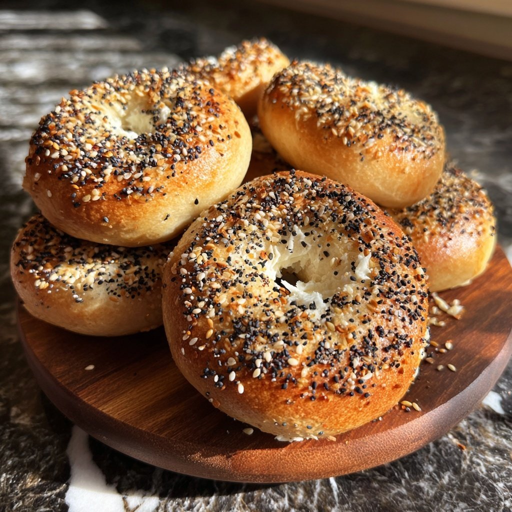 Boiled And Baked Protein Bagels