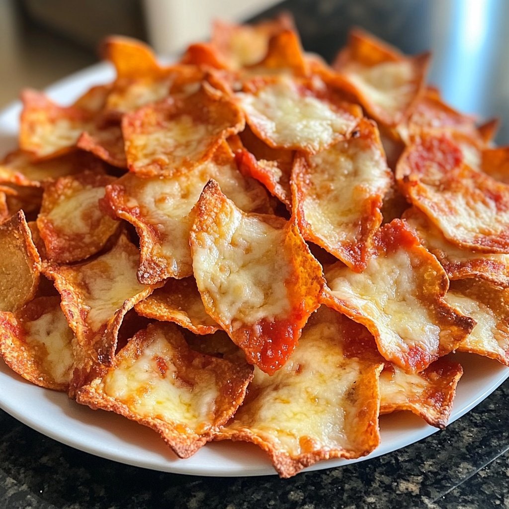 2 Ingredient Pizza Chips