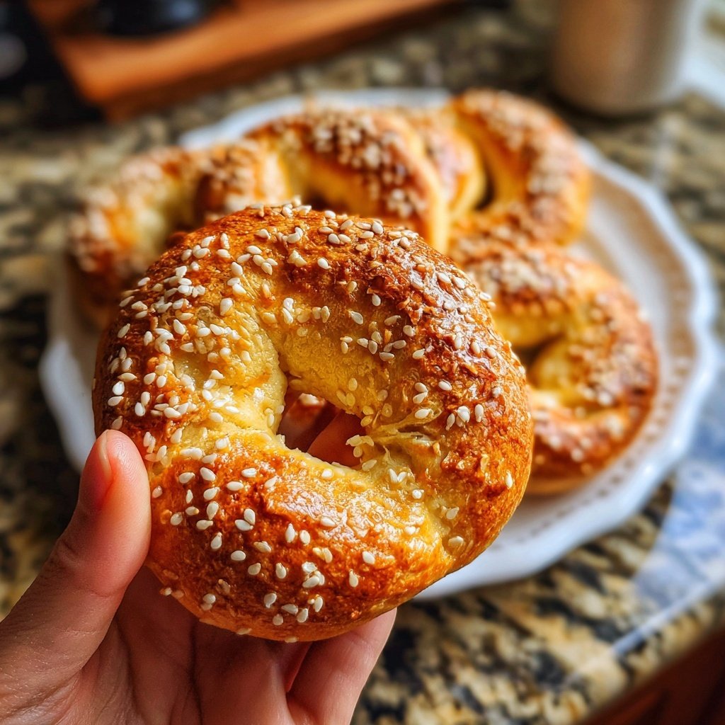 Soft Yogurt Bagels Oven Baked